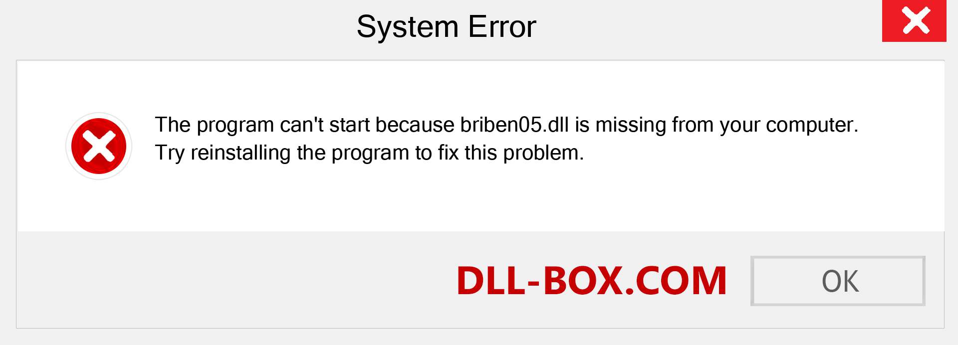  briben05.dll file is missing?. Download for Windows 7, 8, 10 - Fix  briben05 dll Missing Error on Windows, photos, images